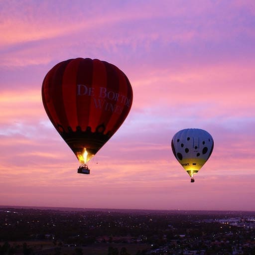 Mongolfiera e degustazione