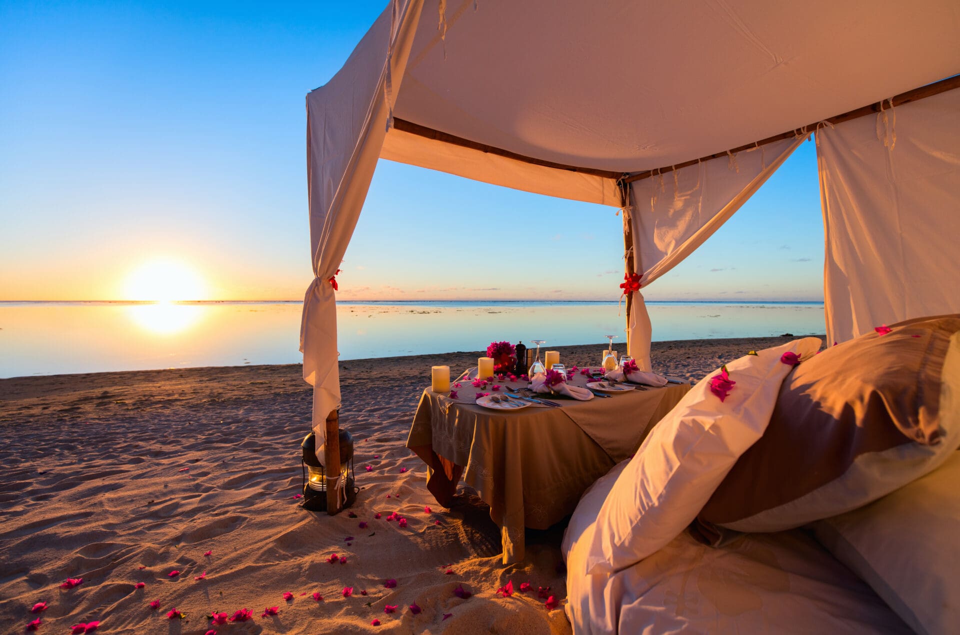 cena sulla spiaggia