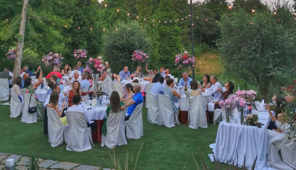 cena all'aperto acetaia modena