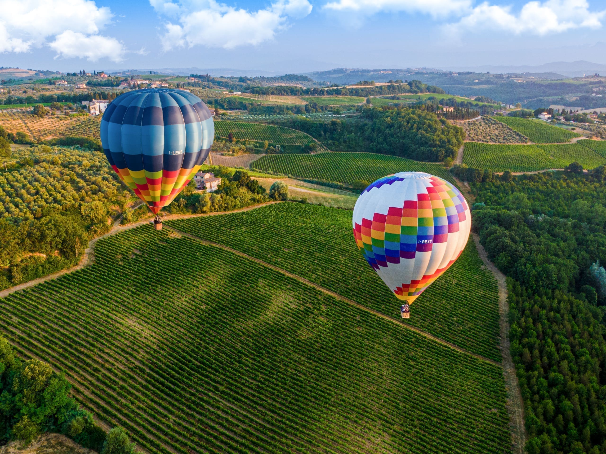 giro mongolfiera chianti