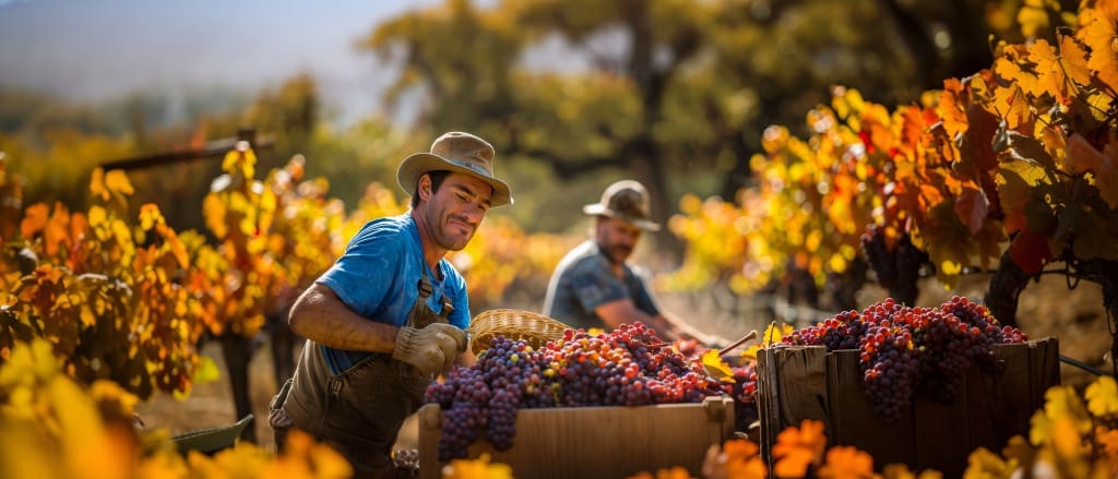 Vendemmia e degustazione